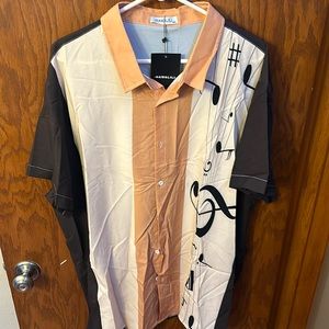 3 Hawalili men’s bowling shirt